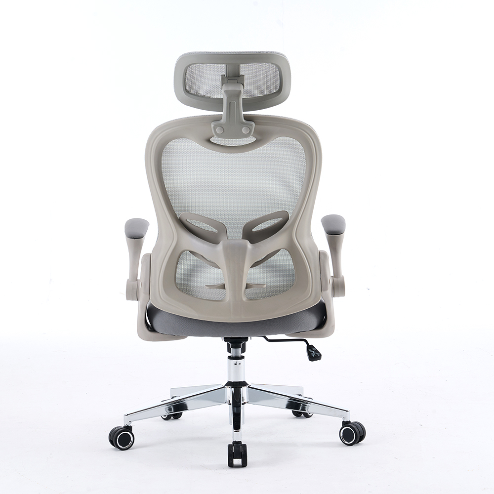 5140 Čierna/biela ergonomická kancelárska stolička, počítačové stoličky